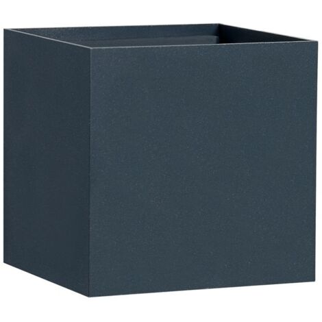 Applique extérieure rectangulaire noire double faisceau, 3W 300lm par faisceau, IP44, Largeur du faisceau lumineux réglable, Pour éclairage terrasse et jardin