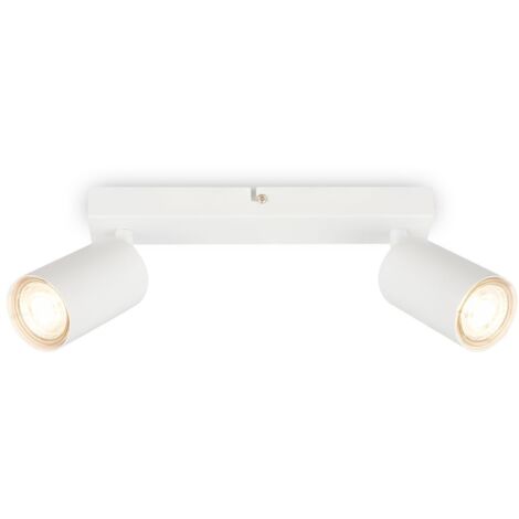 Briloner Spot de plafond, orientable, on/off via interrupteur mural, blanc, dimensions: 15,5x5,5x25,5 cm