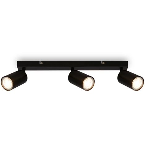 Briloner Spot de plafond, orientable, on/off via interrupteur mural, noir, dimensions: 15,5x5,5x44 cm