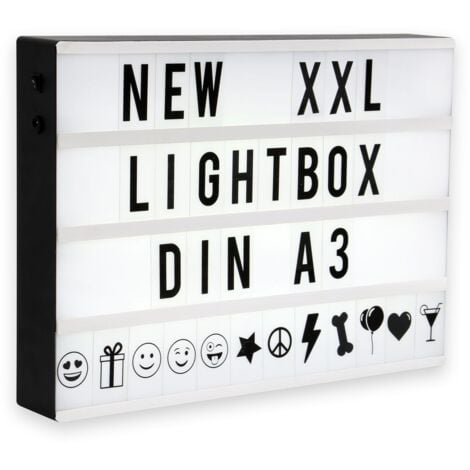 Tableau lumineux Lightbox, Achat