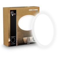 Panneau LED de Salle de bain, blanc, rond, Ø42cm 22W 3000lm, IP44, Lumière blanche neutre 4000K, Plafonnier LED sdb, salon et cuisine