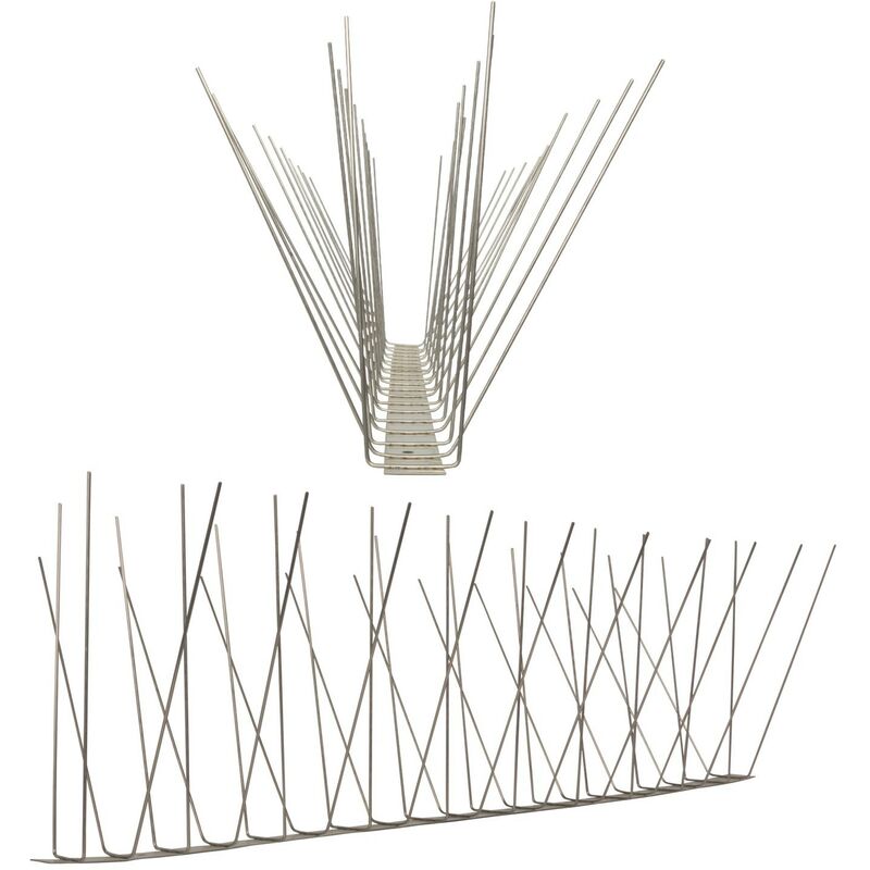 0,5 metro Dissuasori di picchi anti-piccione V2A-Standard con base