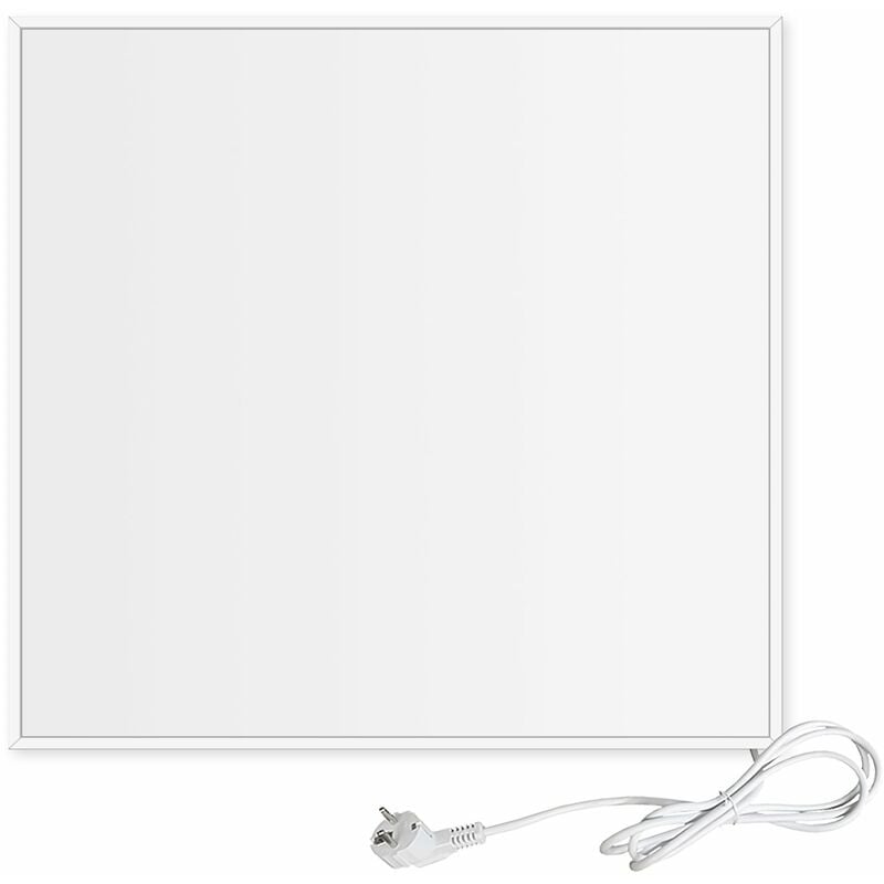 Viesta CF360 60x60cm Panel Radiador de infrarrojos para techos Carbon Crystal (última tecnología) Calefacción ultradelgado Blanco - 360 Watt