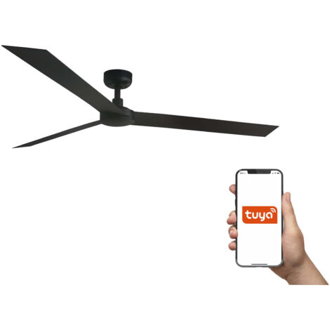 CRUISER XL Ventilador negro TUYA (1/2)