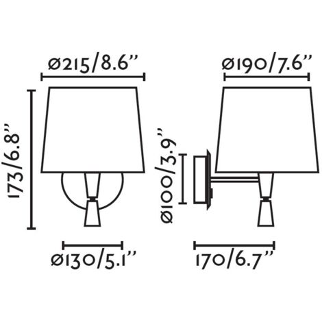 CONGA Aplique de pared con lector negro/negro 64309-03 (1/4)