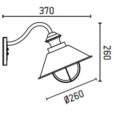 NAUTICA Aplique de pared exterior 71110