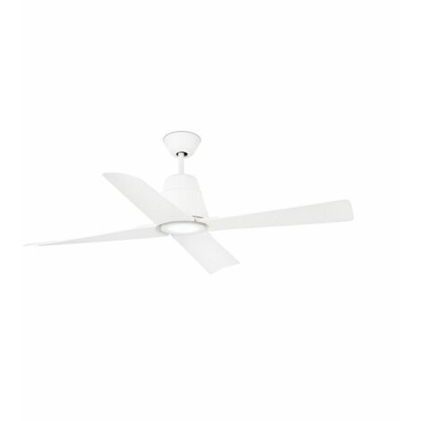 TYPHOON Ventilador de techo blanco con motor DC con luz 33480-14