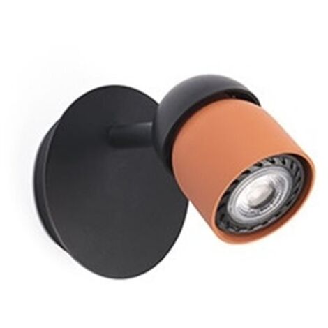 Faro Coco - Foco de pared Negro, Terracota 1x GU10 (1/5)