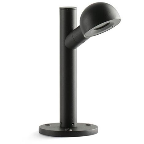 Faro BROT Luz de pedestal exterior de 20 cm negra 2700K IP65 (1/4)