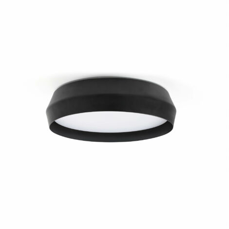 SHOKU 350 Aplique/plafón negro 64277 Faro Barcelona