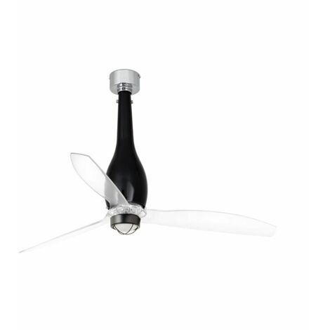 ETERFAN M LED Ventilador negro brillo/transparente (1/5)