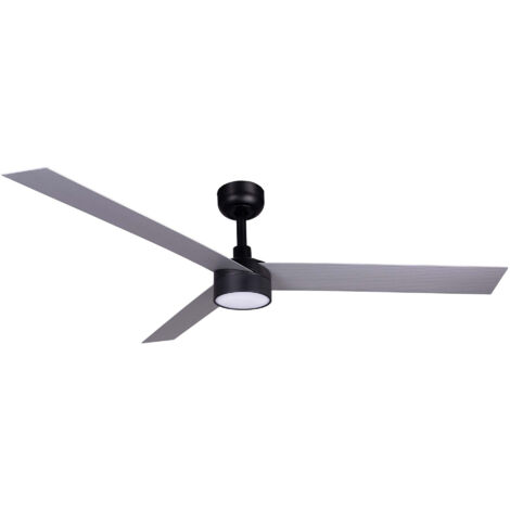 Faro Cruiser Ventilador de techo XL de 3 aspas, aluminio, negro mate, con luz, 2700-4000-6500 K, sistema inteligente Tuya (1/2)