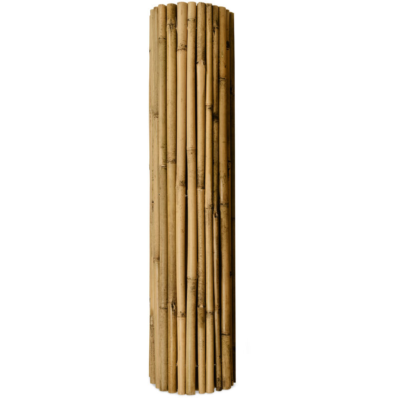 Sol Royal Premium Brise Vue Bambou 90x250 cm B23 Brun - Tiges de Bambou  Haute Qualité Ø 2-3 cm, Clôture en Bambou résistante aux Intempéries  Intérieur & Extérieur Protection Visuelle Balcon 