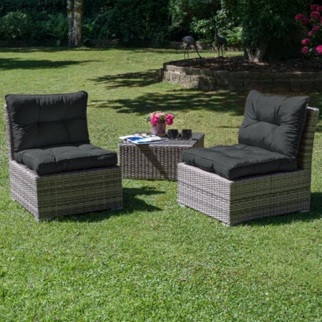 Beautissu Coussin lounge Xluna	Graphite, 50x50x10 cm