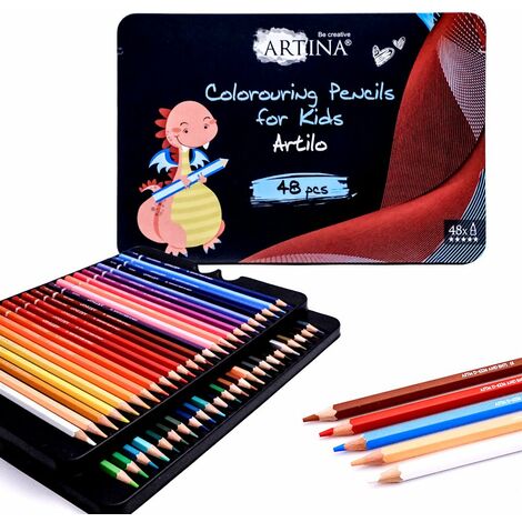 Crayons de couleur boîte assortiments pour classe d'école enfants meilleur prix