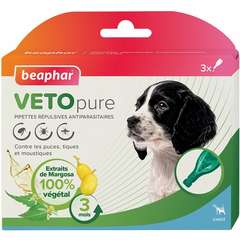 Pipettes insectifuges VETOpure Beaphar : Chiot
