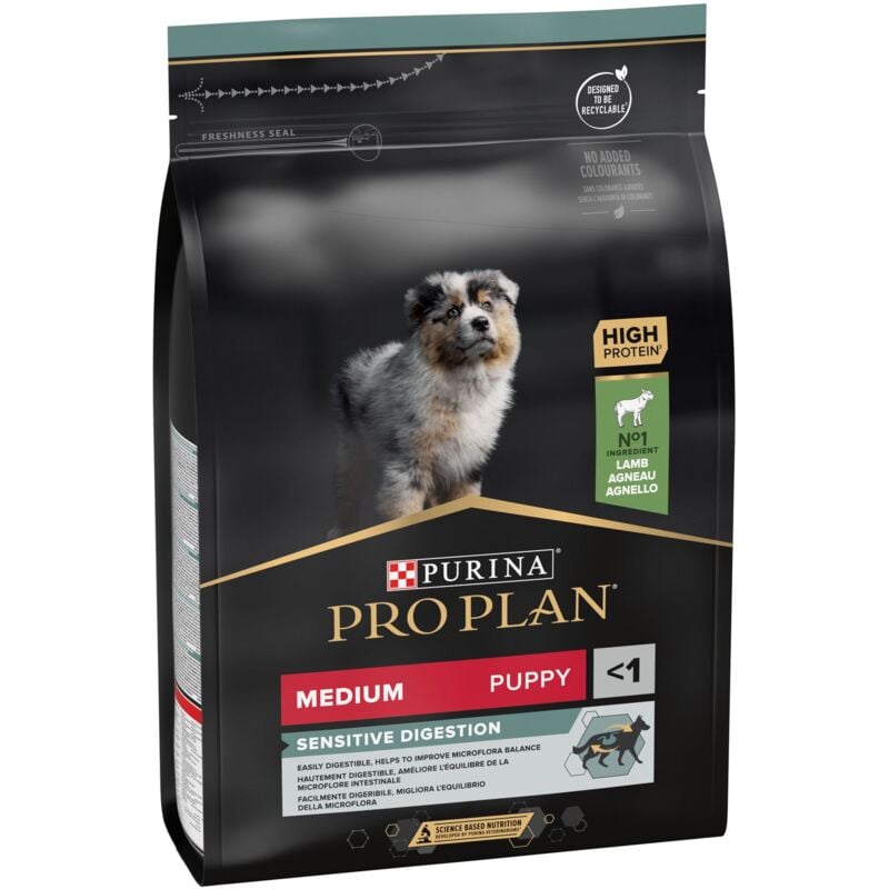 Croquettes Pro Plan Puppy Medium Sensitive Digestion : 3 kg