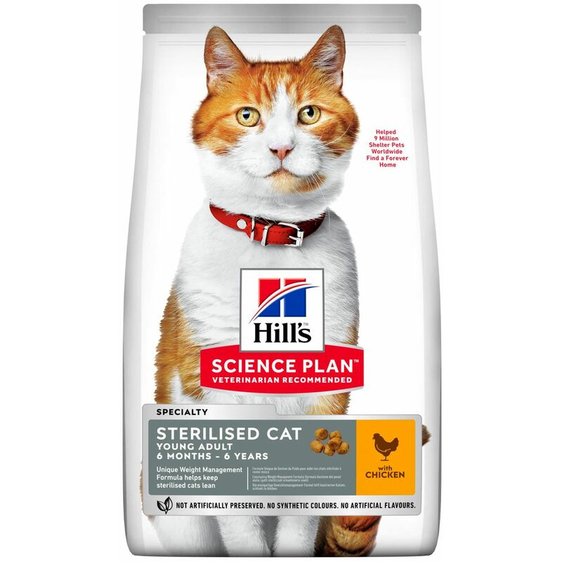 Croquettes Hill S Chat Sterilise Poulet 1 5 Kg