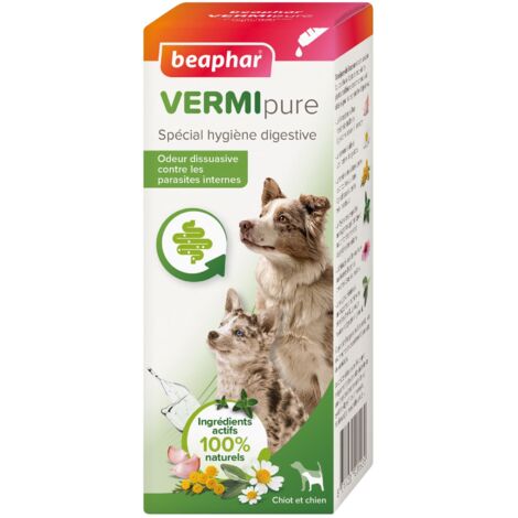 Vermipure liquide Beaphar pour chiot et chien : 50 ml (1/3)