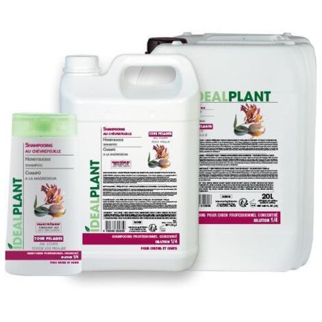Shampoing IdealPlant doux au chèvrefeuille : 250 ml (1/2)