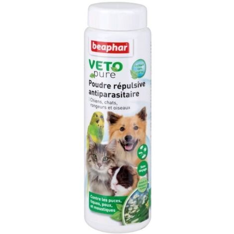 Poudre répulsive VETOpure pour chien ou chat (1/4)