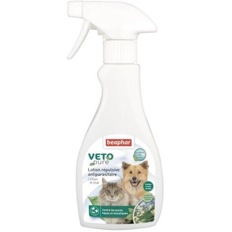 Lotion répulsive antiparasitaire VETOpure : 250 ml (1/2)
