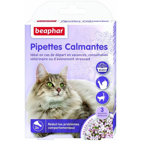 Pipettes calmantes pour chat