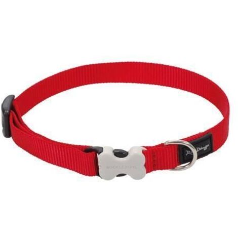 Collier chien réglable Red Dingo Basic rouge Taille : T3