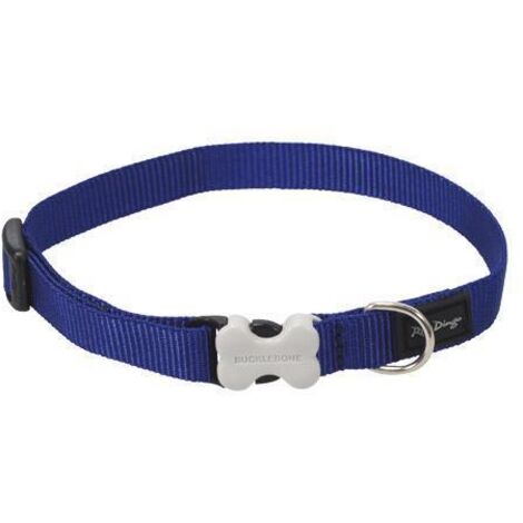 Collier chien réglable Red Dingo Basic bleu Taille : T1