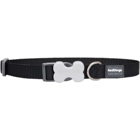 Collier chien réglable Red Dingo Basic noir Taille : T2