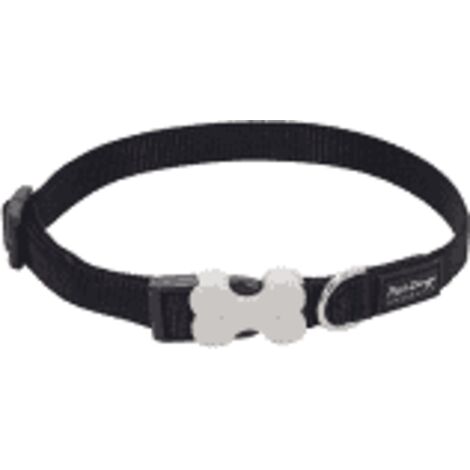 Collier chien réglable Red Dingo Basic noir Taille : T4