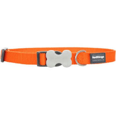 Collier chien réglable Red Dingo Basic orange Taille : T3