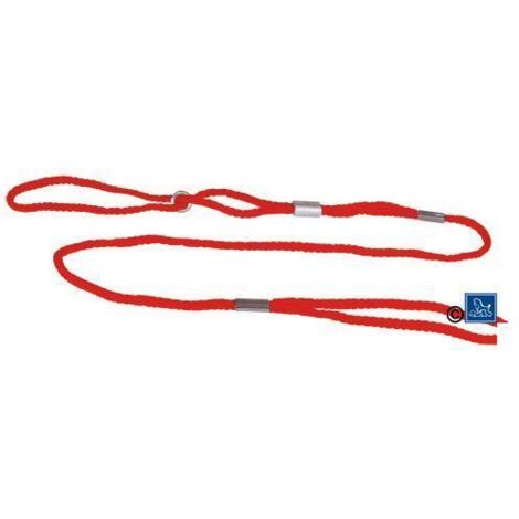 Laisse de présentation nylon ronde rouge Taille : T1