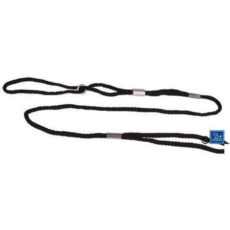 Laisse de présentation nylon ronde noire Taille : T1