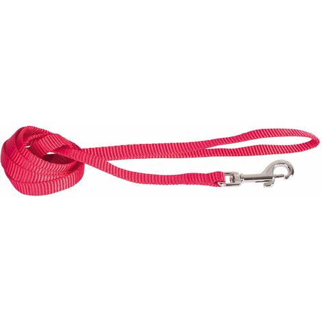 Laisse simple nylon rouge Gamme Essentiel