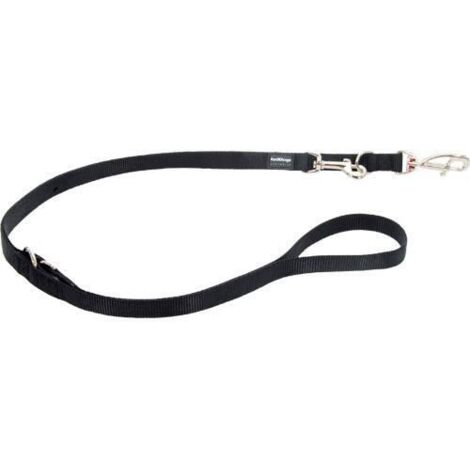 Laisse 3 positions Red Dingo Basic noire Taille : T4