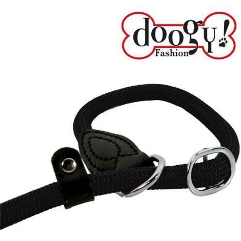 Laisse-lasso corde Run Around noire Taille : T1