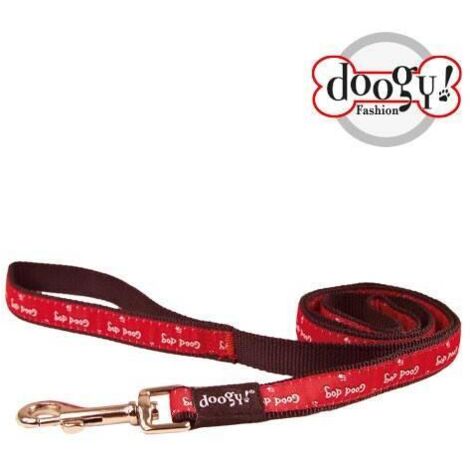 Laisse relax Doogy Good Dog : Rouge (1/5)