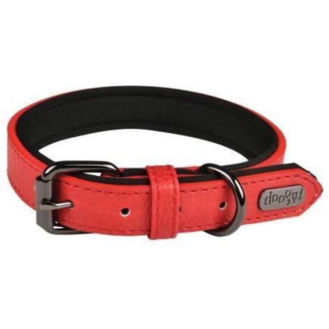 Collier chien Simili Basics Rouge Taille : T45 (1/5)