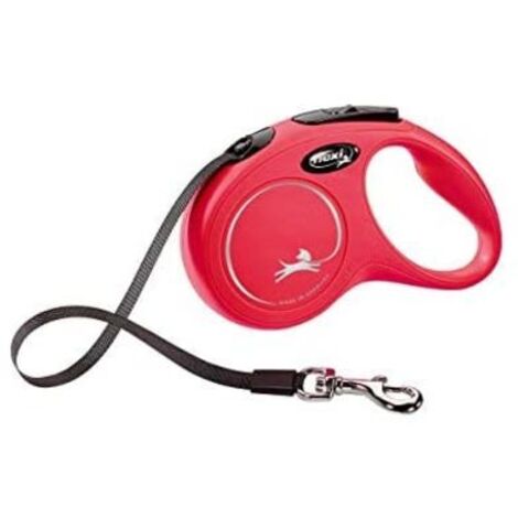 Flexi New Classic rouge sangle 3m : XS