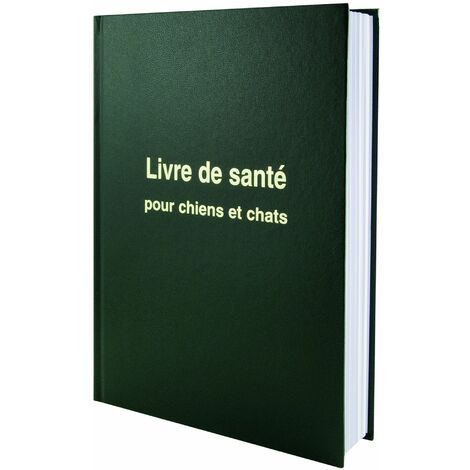 Livre de santé pour chiens et chats (1/2)