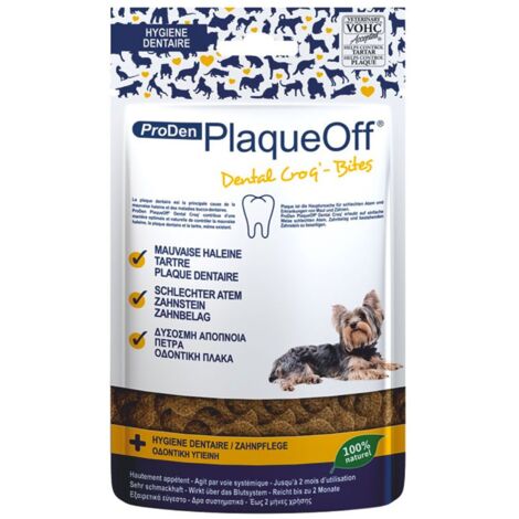Plaque Off Dental Croq' : chat et petit chien