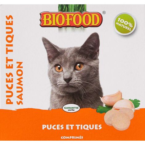 Friandises "Puces et tiques" au saumon Biofood