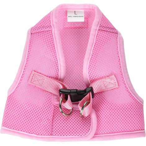 Harnais Tee-Shirt Air Mesh Rose Taille : L