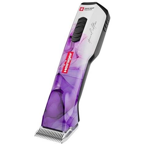 Tondeuse pour chien sans fil – Puissance 2850 mAh – Autonomie 120-180 min – Affichage batterie – Édition spéciale violette – Heiniger (1/5)