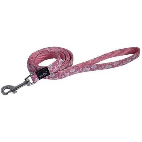 Laisse nylon Tahiti Doogy rose (1/2)
