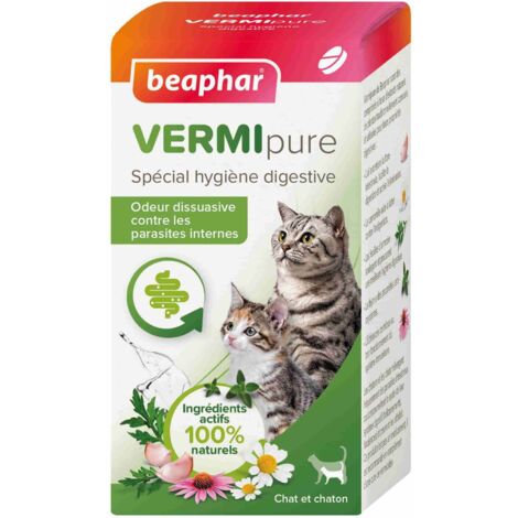 Vermipure comprimés pour chat Beaphar