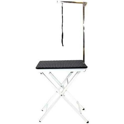 Table de toilettage pliante portable : Noir