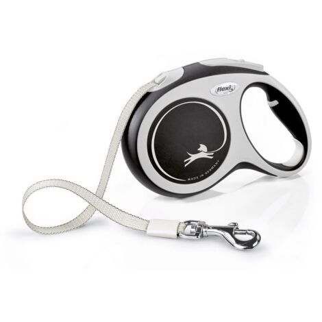 Laisse New Comfort L Tape 5 m black Flexi CF30T5-251-S-20