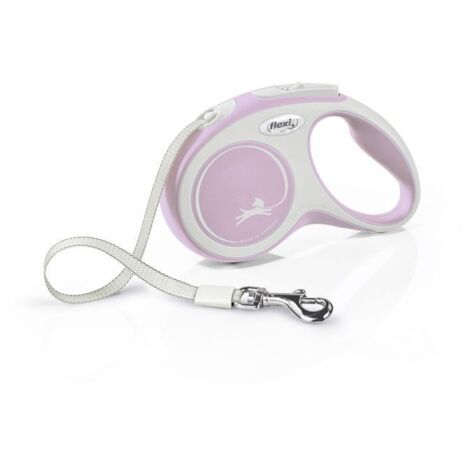Laisse New Comfort S Tape 5 m rose Flexi CF10T5-251-RO-20
